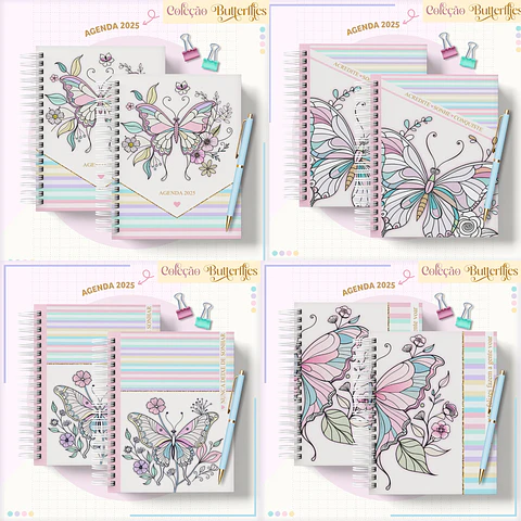 Arquivo Digital Pack Borboletas Candy