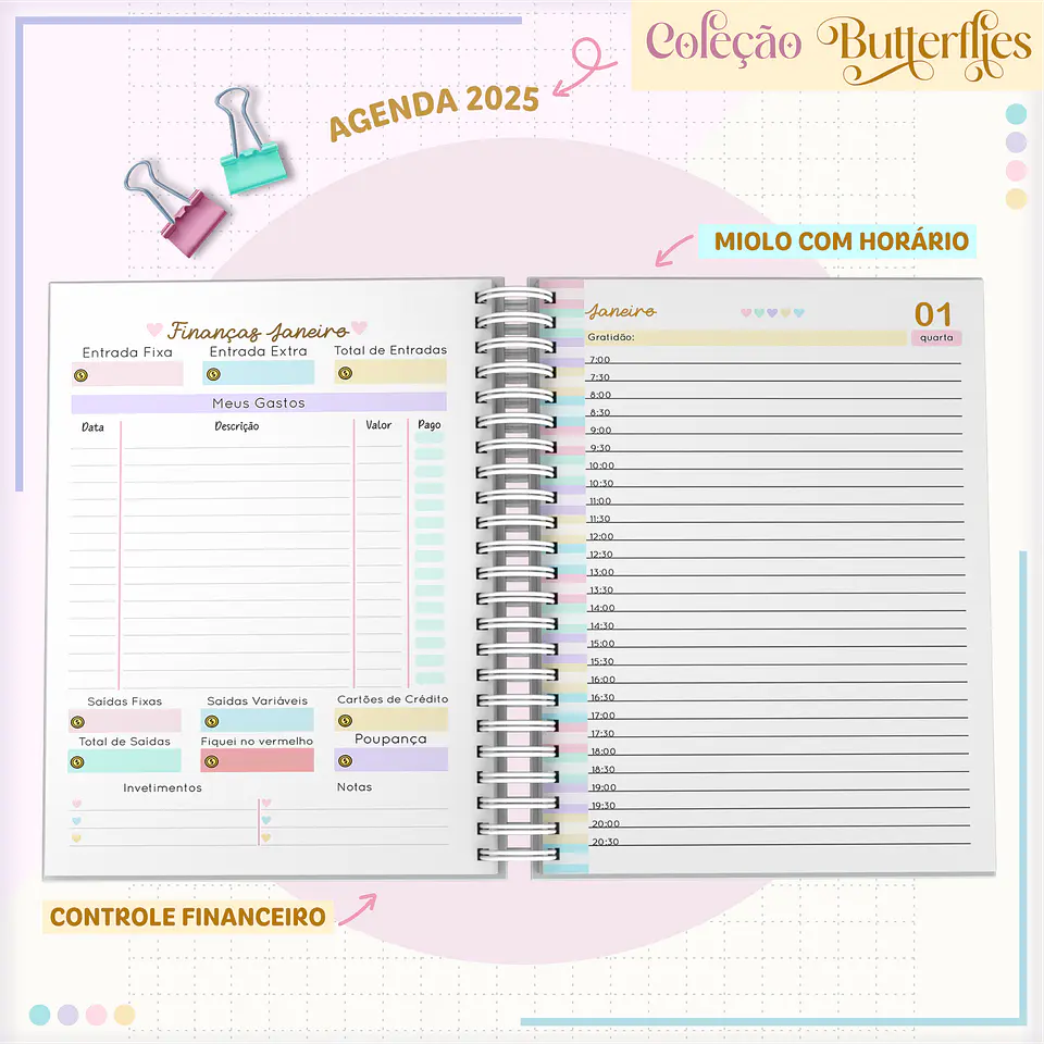 Arquivo Digital Pack Borboletas Candy 5