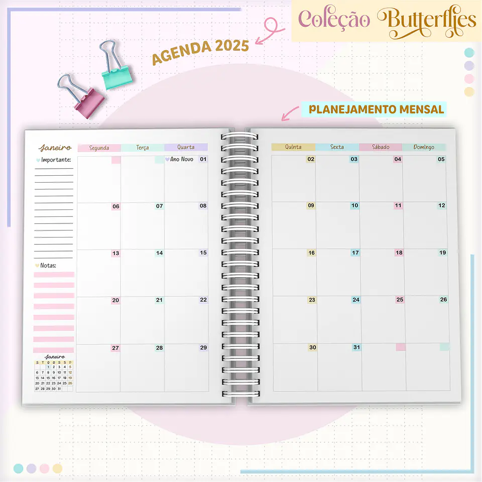 Arquivo Digital Pack Borboletas Candy 8