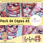 Arquivo Digital Pack de Capas A5 Capifofas - Thumbnail 1