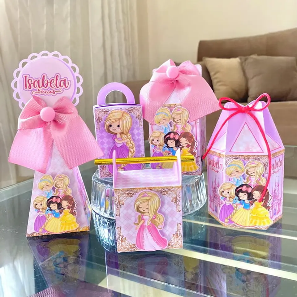 Arquivo de Corte Kit Festa Princesas Cute 4 1