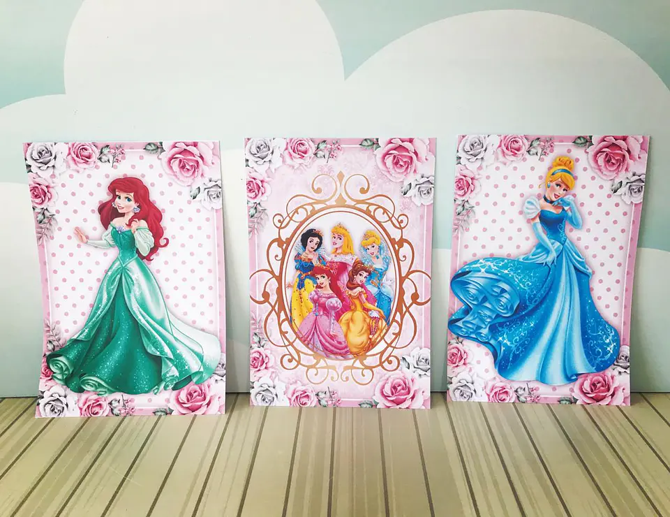 Arquivo de Corte Kit Festa Princesas Só um Bolinho 4