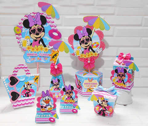 Arquivo de Corte Festa Minnie Pool Party