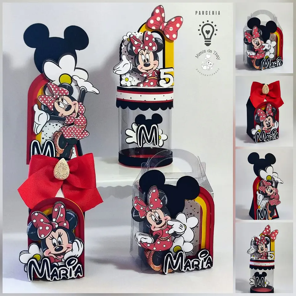 Arquivo de Corte Festa Festa Minnie Vermelha 1