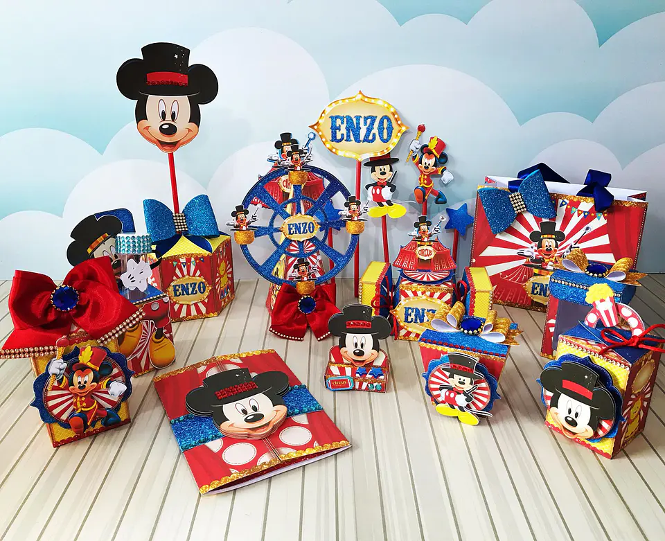 Arquivo de Corte Festa Mickey Circo 1