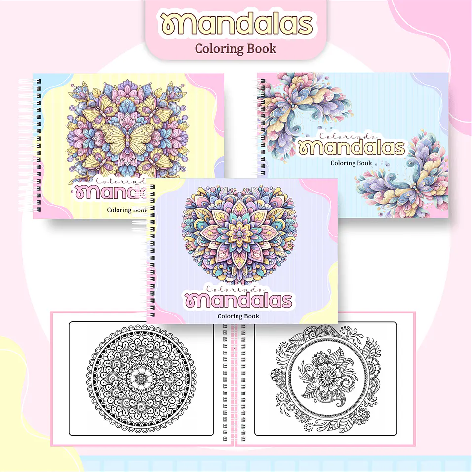 Arquivo Digital Livro de Colorir Mandalas 1