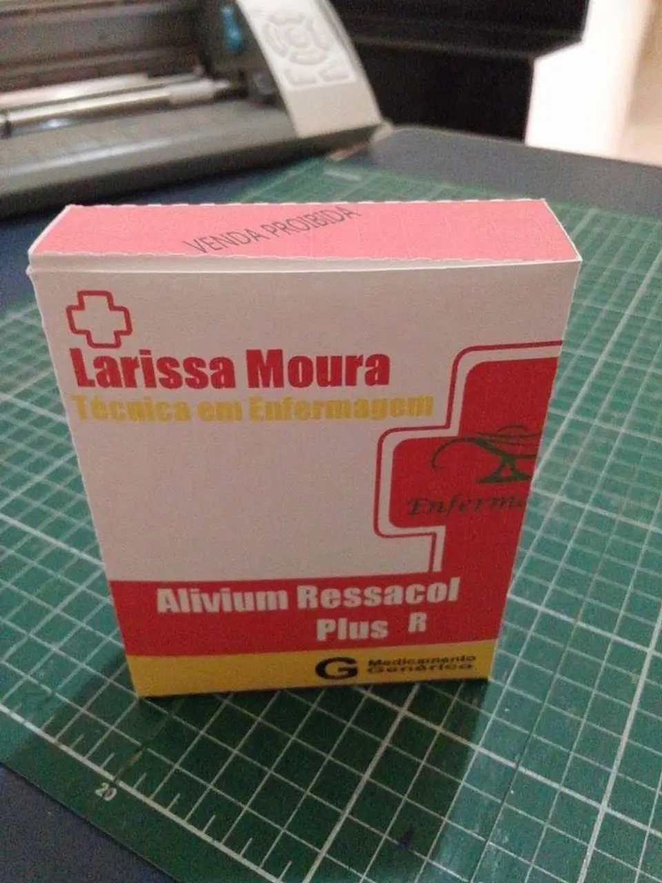Arquivo de corte Caixa Remédio 1