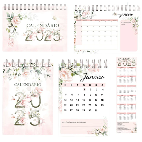 Arquivo Digital Calendário de Mesa 2025