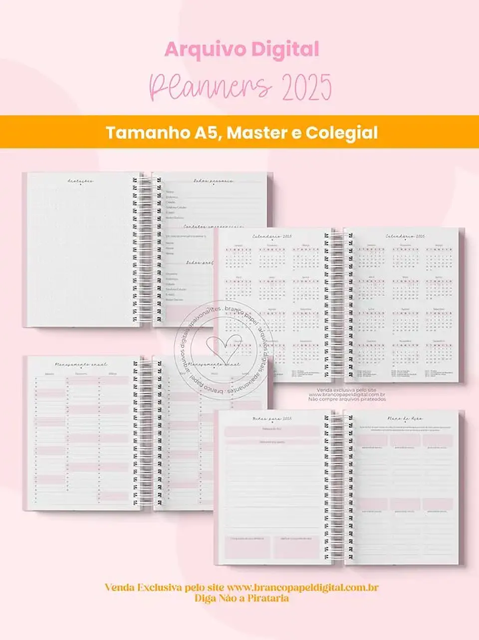 Arquivo Digital Super Combo Planners e Agendas 2025 3