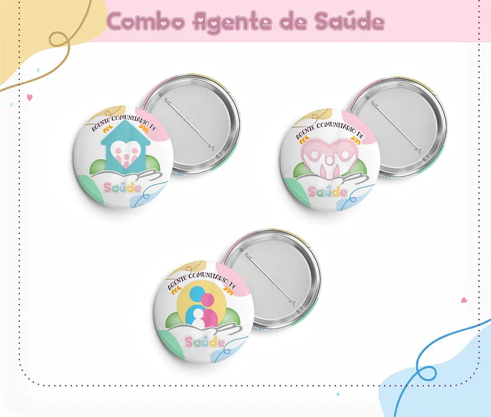 Arquivo Digital Kit Agente de Saúde p/ Encadernação + Canecas 7