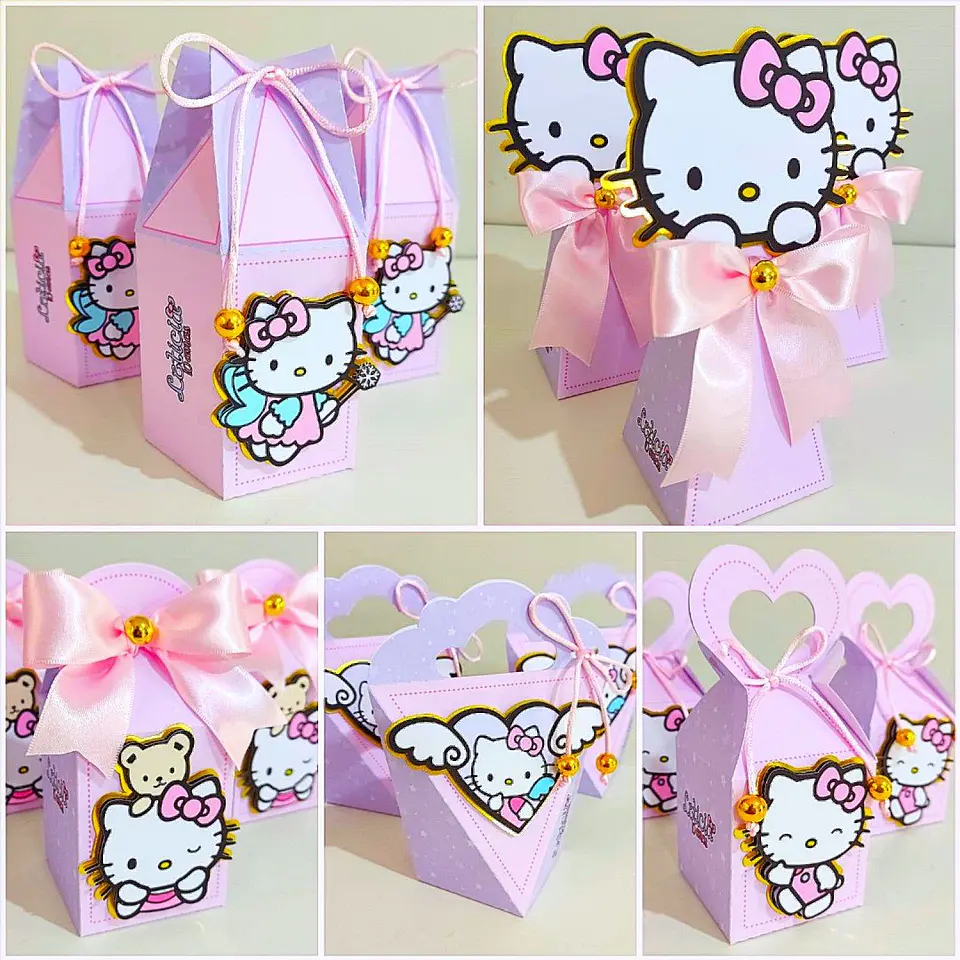 Arquivo de Corte Kit Festa Hello Kitty 1