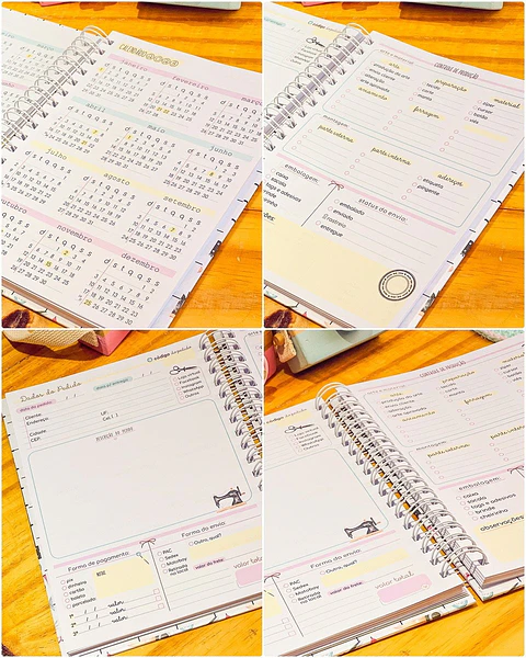 Arquivo Digital Caderno de Pedidos Costureira