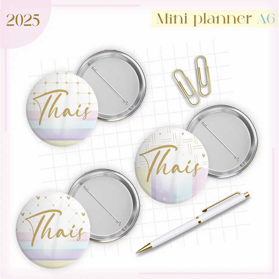 Arquivo Digital Mini Planner A6 8