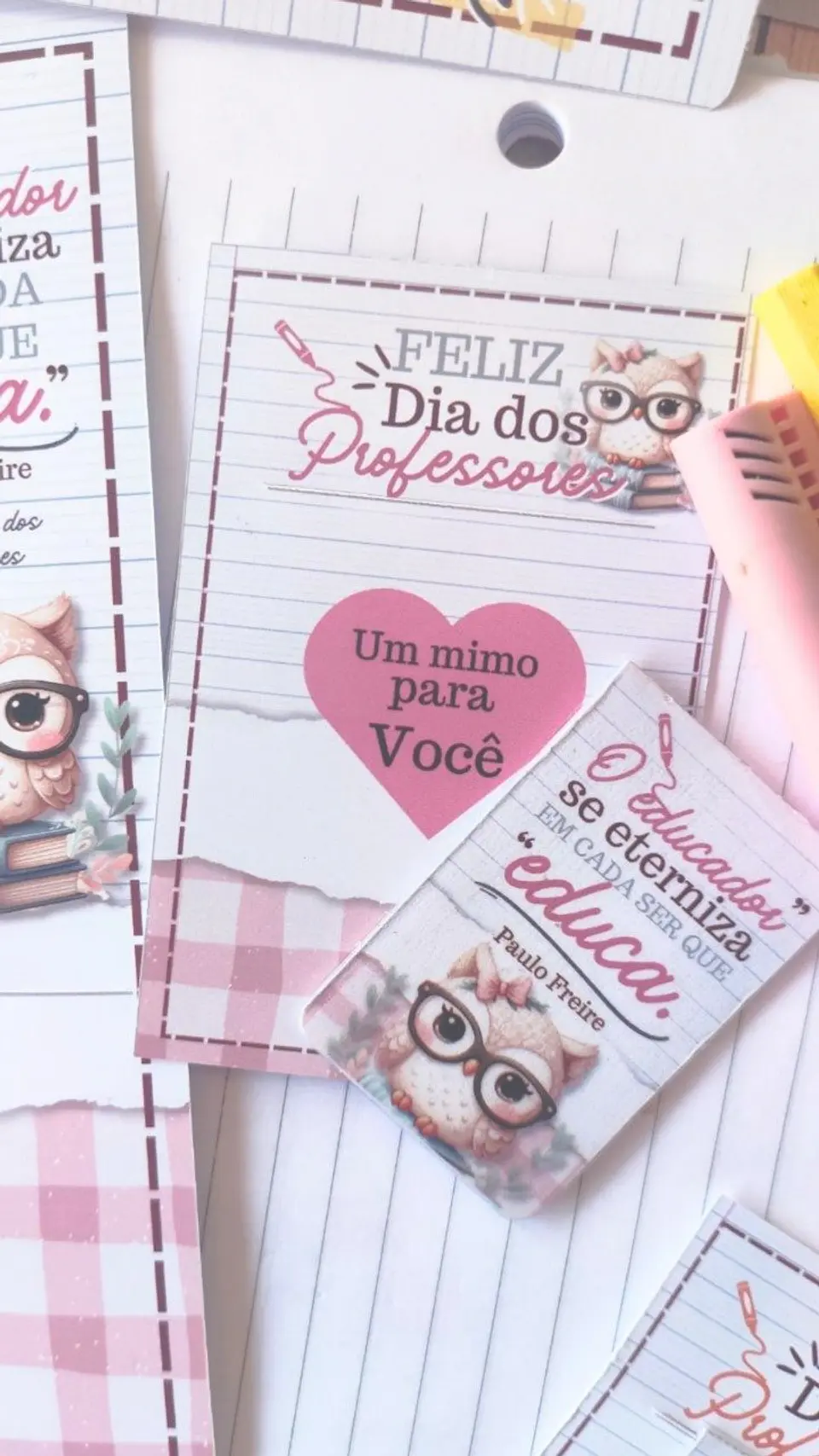Arquivo Digital Marca Páginas Magnético e Lápis – Dia dos Professores 2024 4