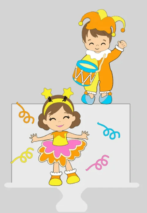 Arquivo de Corte Topo de Bolo – Carnaval Infanto Juvenil