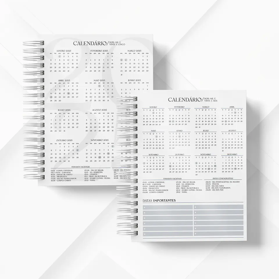 Arquivo Digital Agenda A5 – Coleção Masculina 4