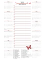Arquivo Digital Planner 2025 Fichário – Borboleta Floral - Thumbnail 5