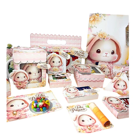 Arquivo de Corte Páscoa Kit Menina