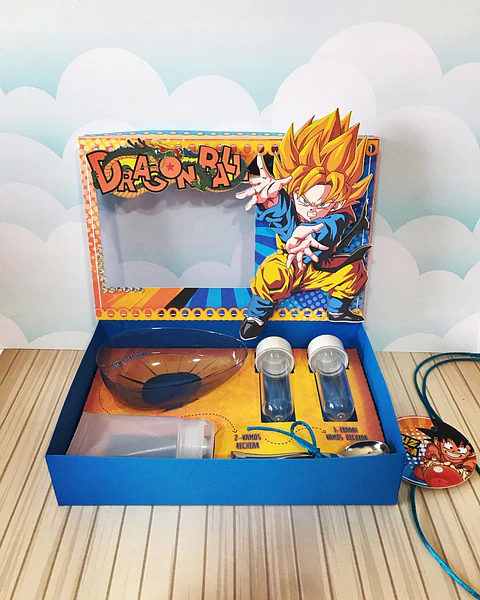 Arquivo de Corte Caixa Mini Confeiteiro Dragonball