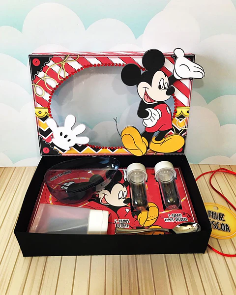 Arquivo de Corte Caixa Mini Confeiteiro Mickey