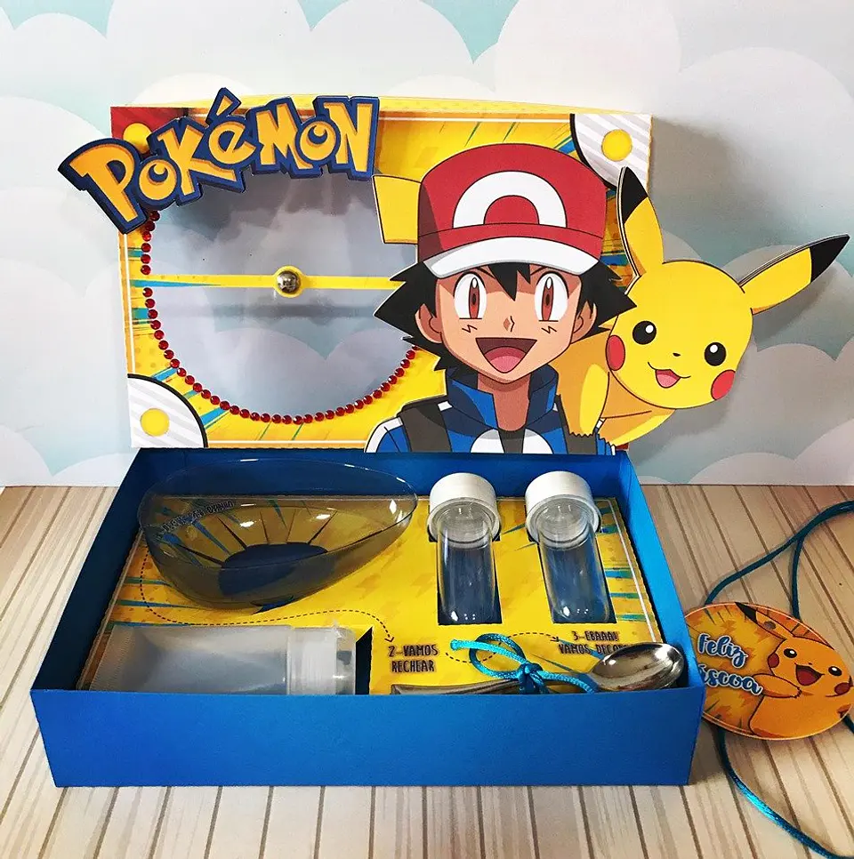 Arquivo de Corte Caixa Mini Confeiteiro Pokémon 2