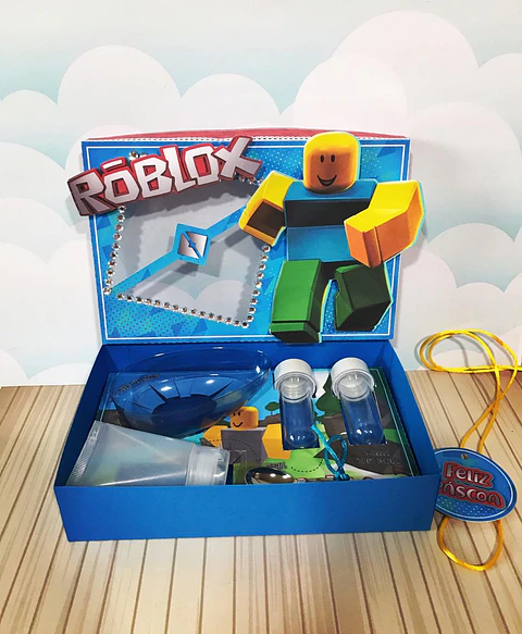 Arquivo de Corte Caixa Mini Confeiteiro Roblox
