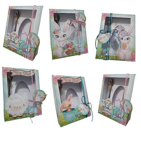 Arquivo de Corte Kit Caixas Ovos de Colher Páscoa