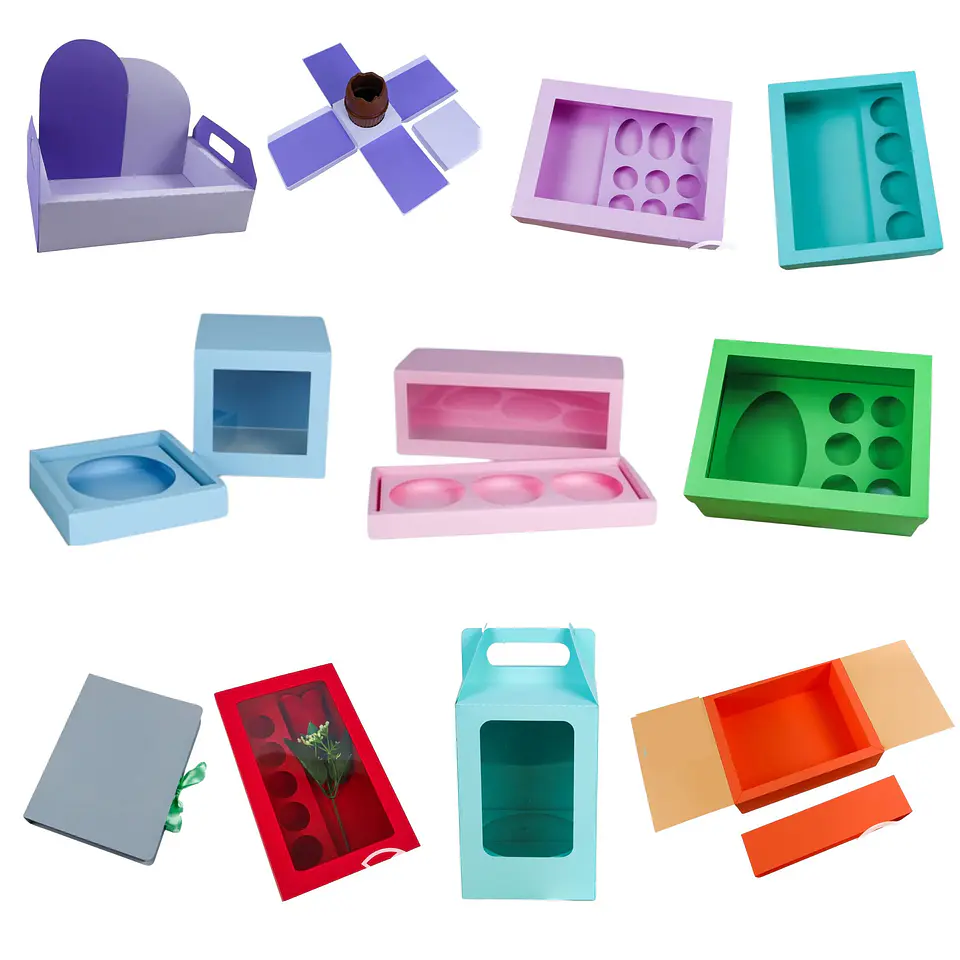 Arquivo de Corte Kit Caixas Páscoa 2