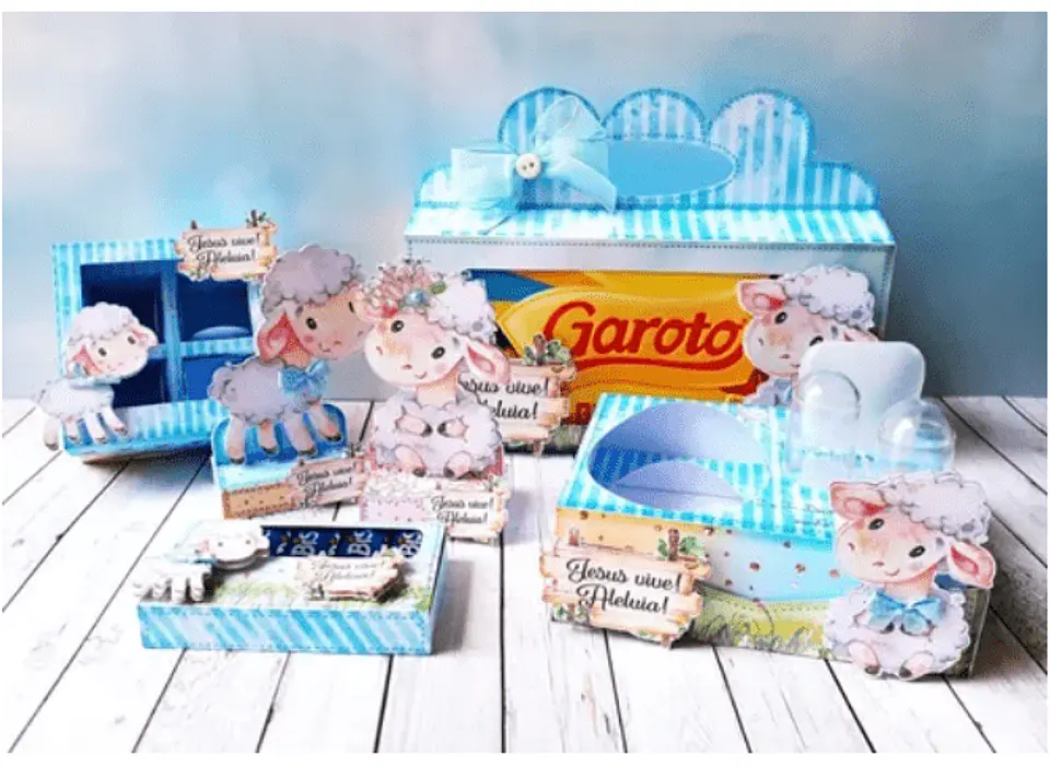 Arquivo de Corte Kit Caixas  Páscoa 1