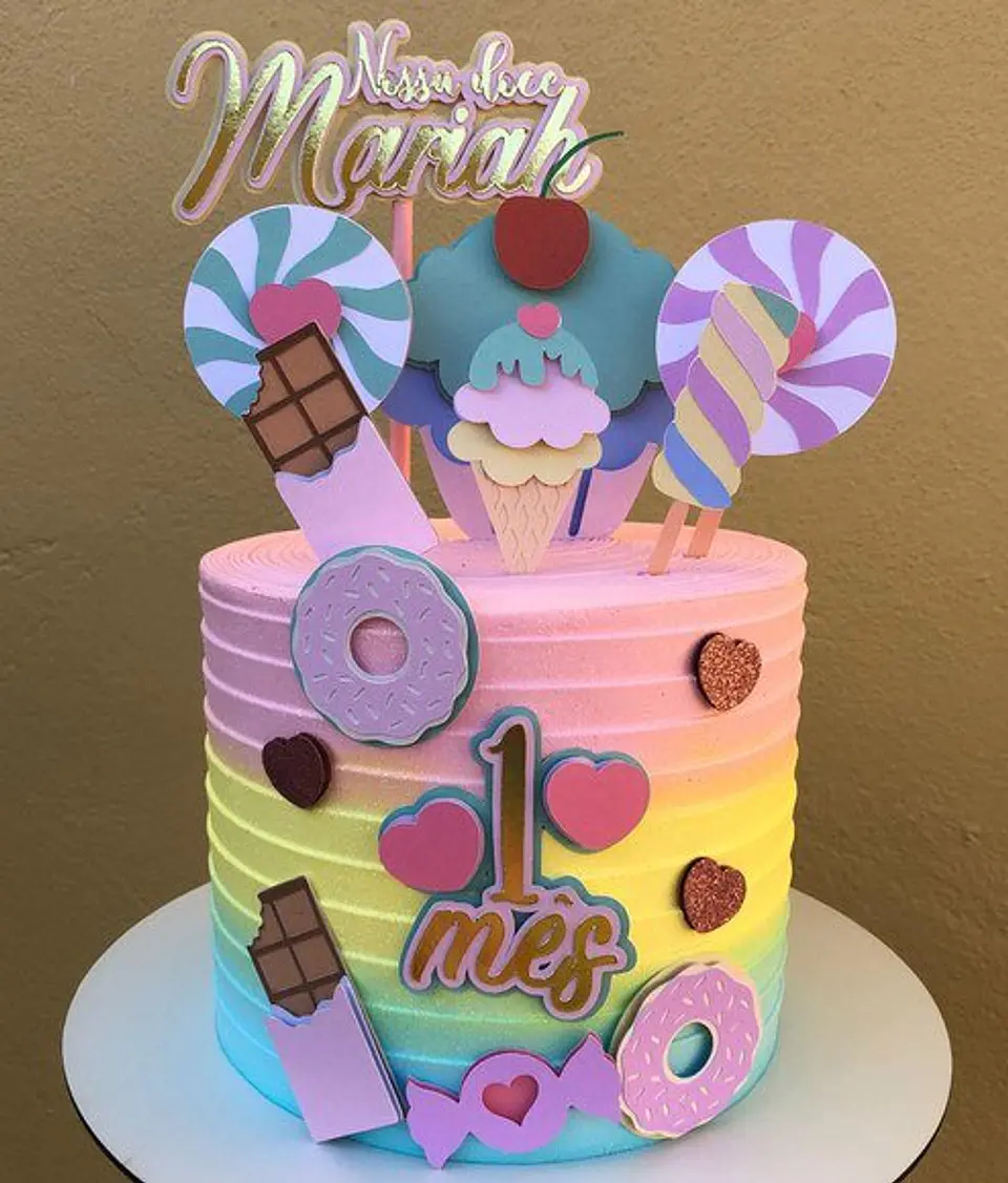Arquivo de Corte Topo Doces 3D 1