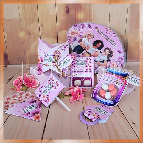 Kit 7 Mimos para o Dia das Mulheres