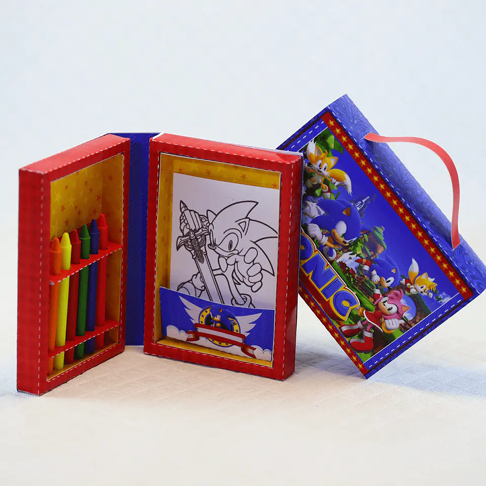 Arquivo de Corte Kit Festa Sonic 2