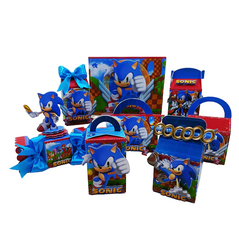 Arquivo de Corte Kit Festa Sonic