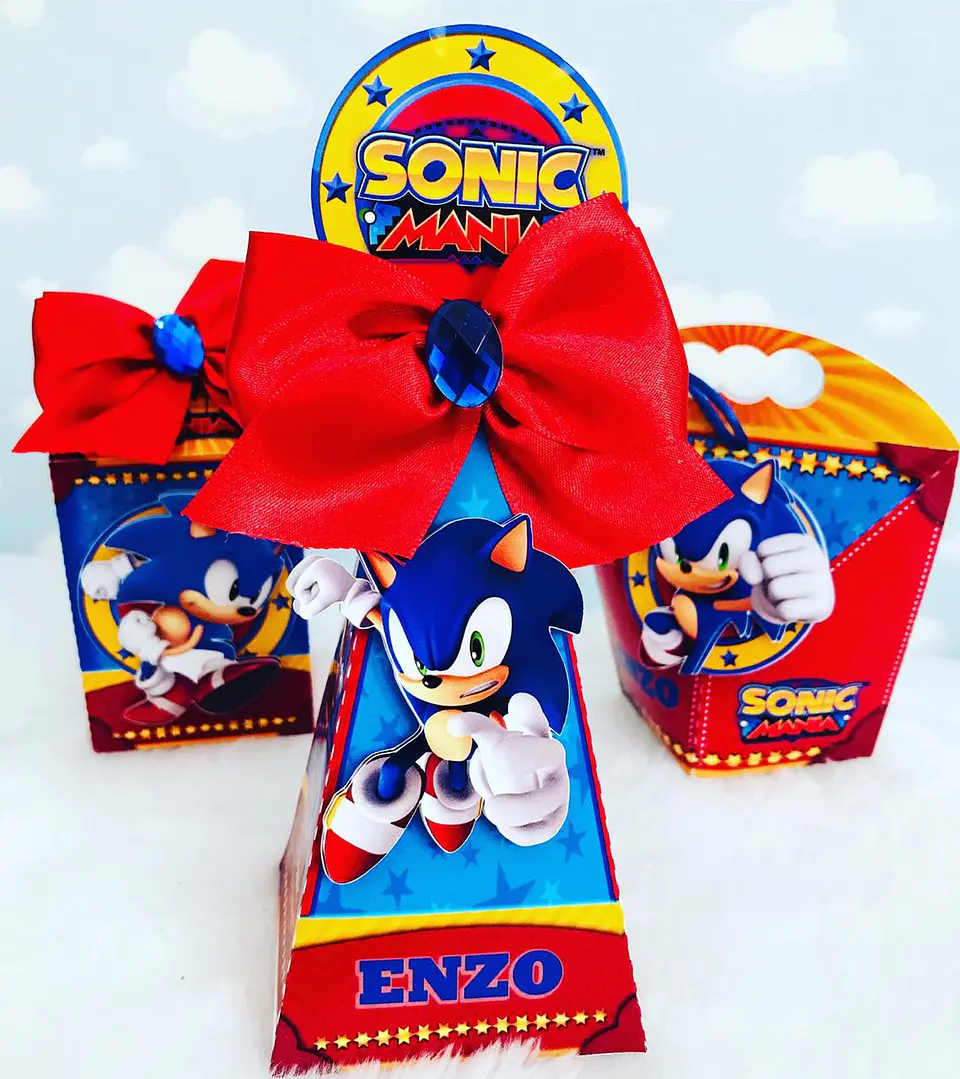 Arquivo de Corte Kit Festa Sonic 2