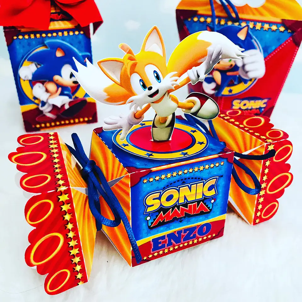 Arquivo de Corte Kit Festa Sonic 3
