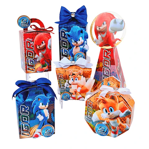 Arquivo de Corte Kit Festa Sonic