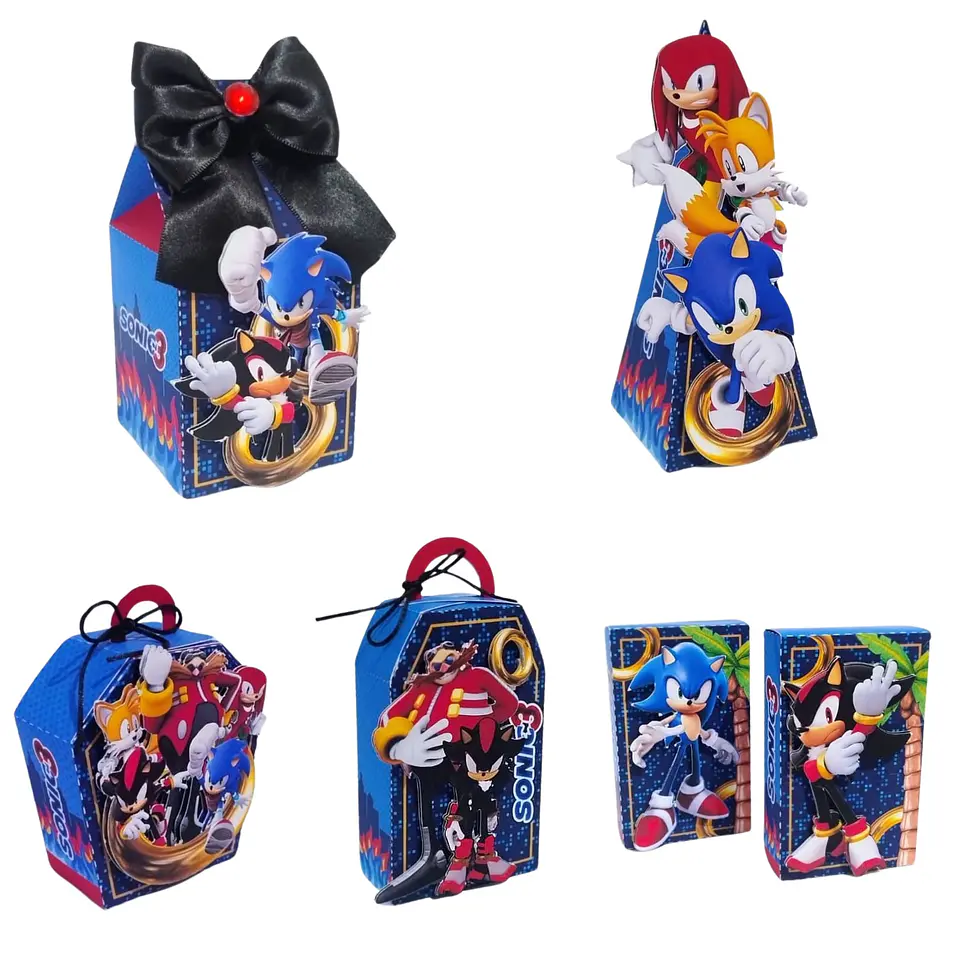 Arquivo de Corte Kit Festa Sonic 1