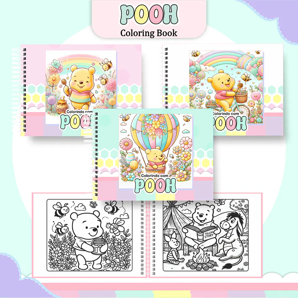 Livro de Colorir URSINHO POOH 1