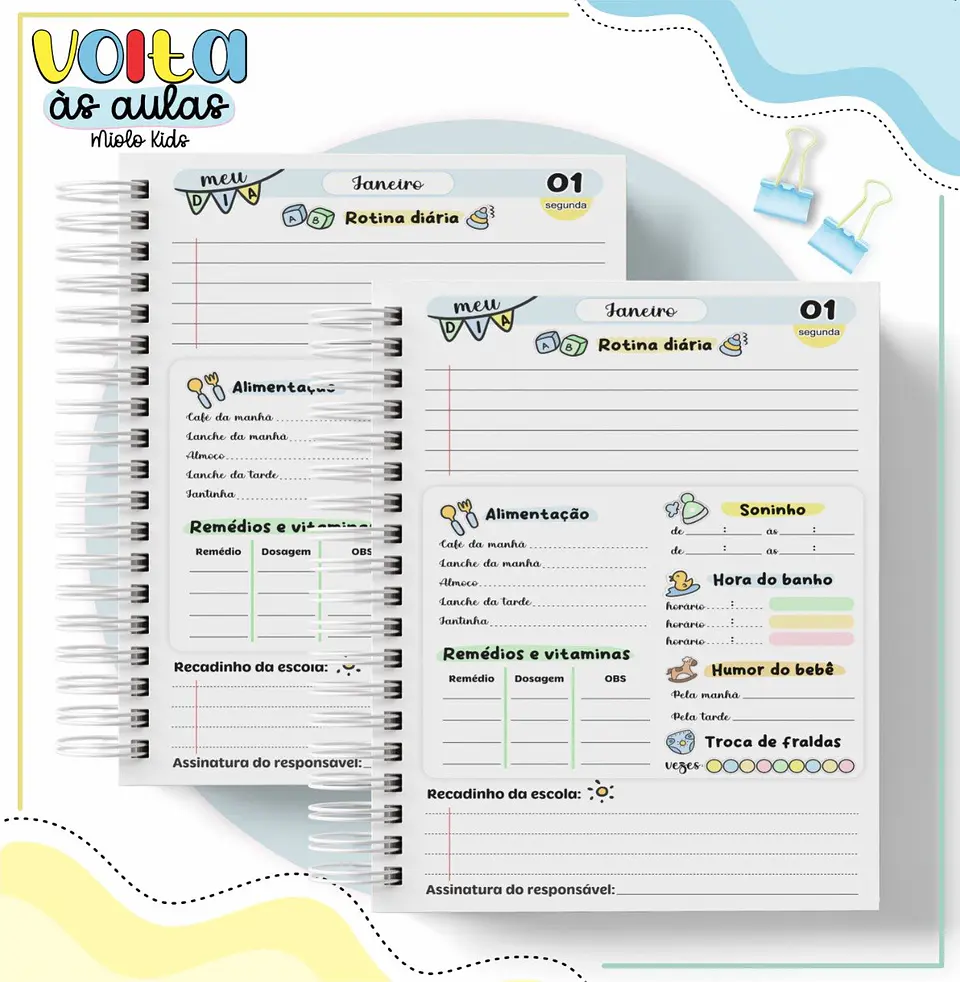 Arquivo Digital Voltas Ás Aulas Agenda Escolar Baby 2024 5