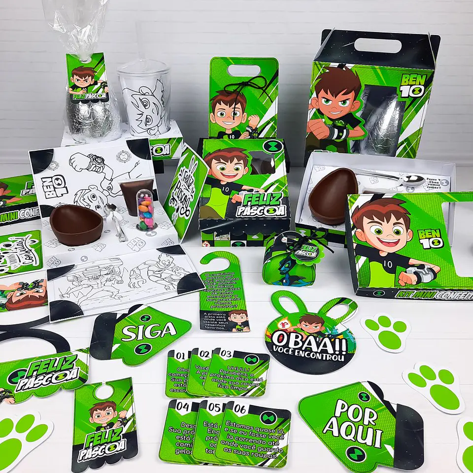 Arquivo de Corte Páscoa Ben 10 1