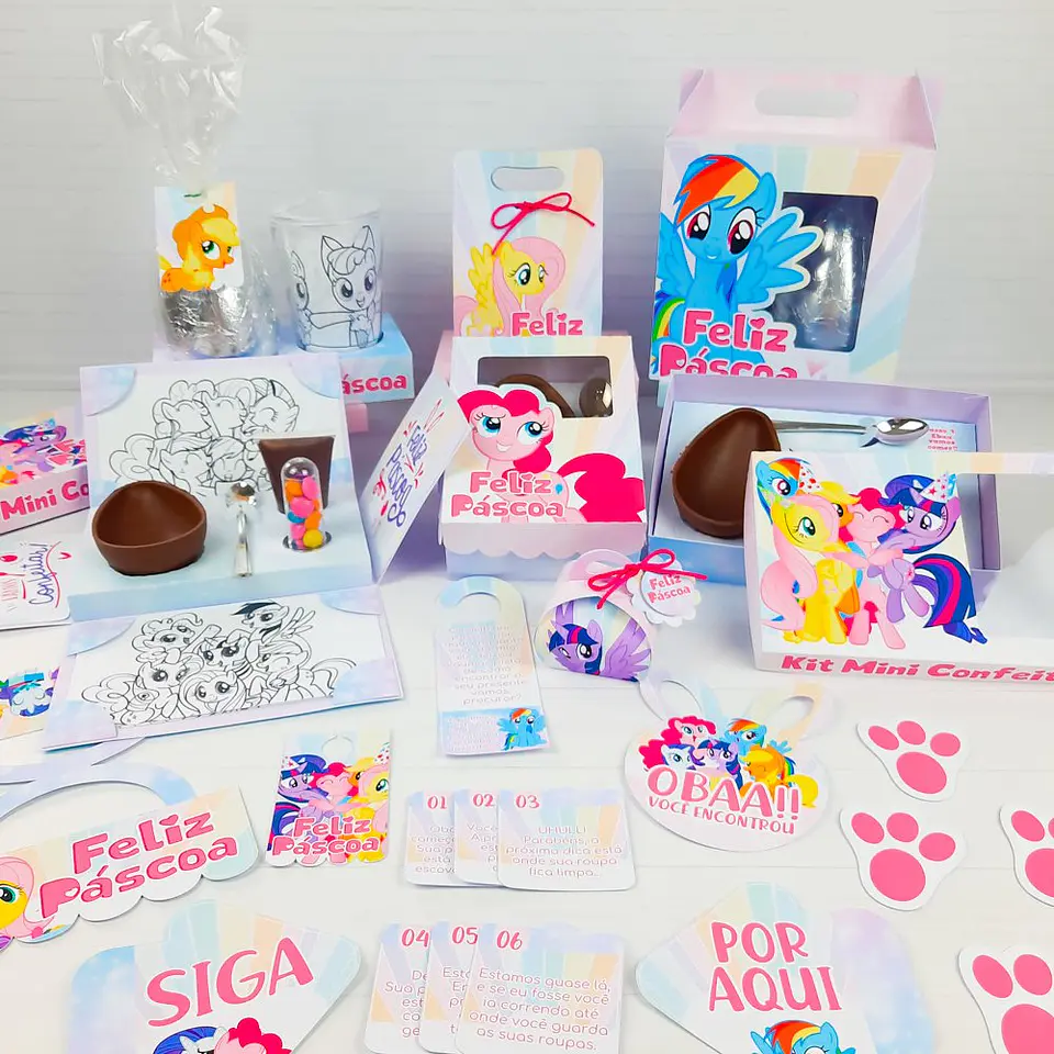 Arquivo de Corte Páscoa My Little Pony 1