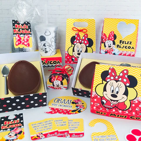 Arquivo de Corte Páscoa Minnie