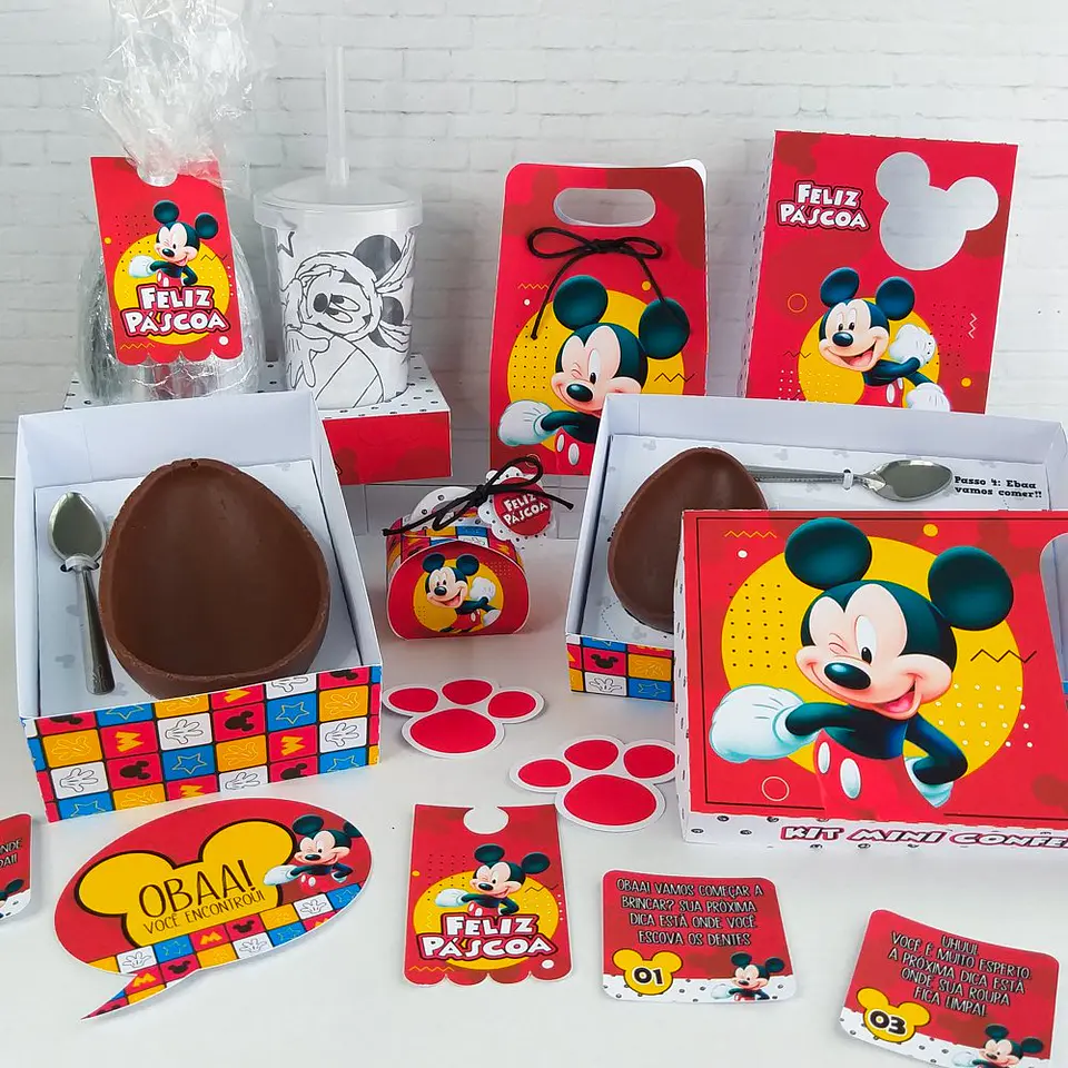 Arquivo de Corte Páscoa Mickey 1