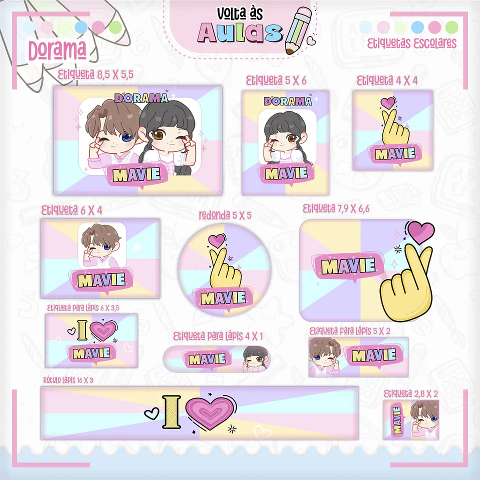 DORAMA- Kit Escolar 2025 7