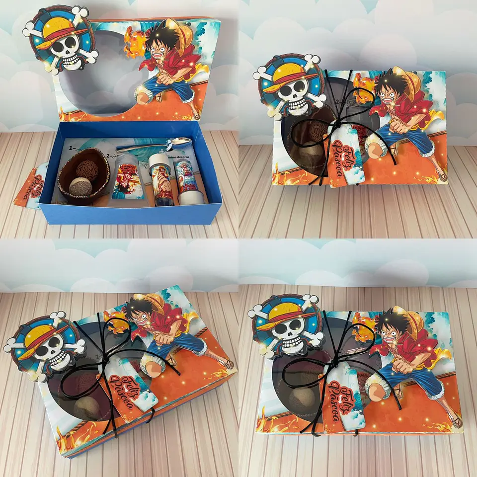 Arquivo de Corte Páscoa Mini Confeiteiro One Piece 1