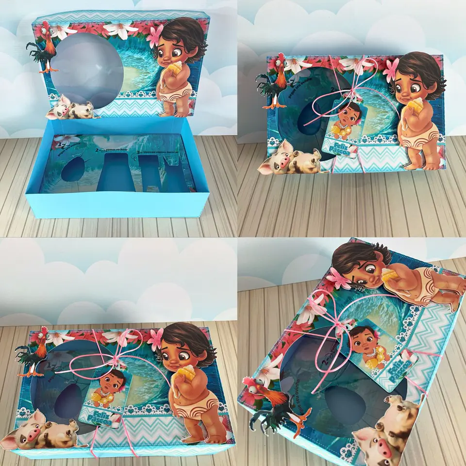 Arquivo de Corte Páscoa Mini Confeiteiro Moana Baby 1