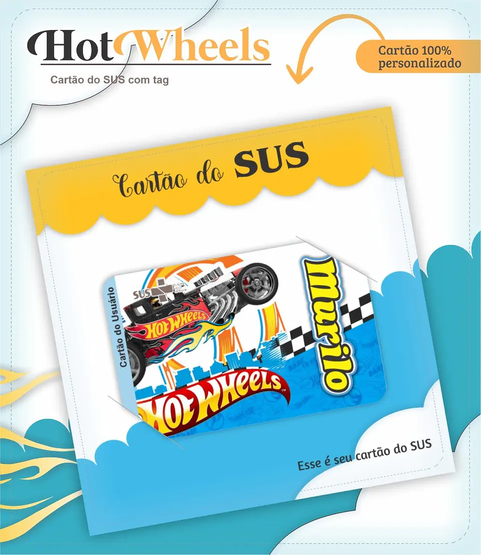 Arquivo Digital Caderneta e Cartão do Sus Hot Wheels 3