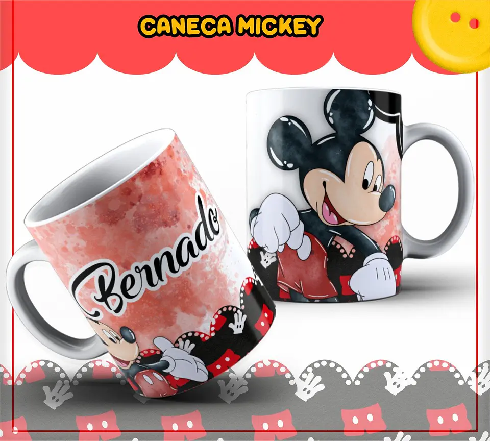 Arquivo Digital Kit Caderneta Mickey 4