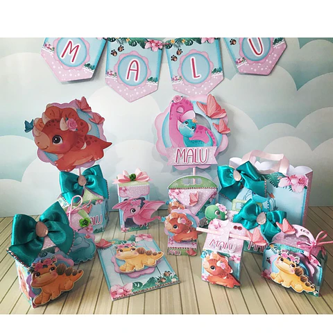 Arquivo de Corte Dinossauro Baby Menina
