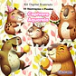 Arquivo Kit Digital Capivara Aquarela - Thumbnail 1